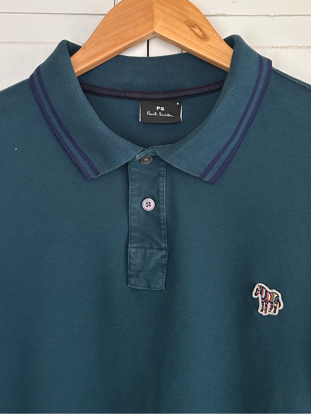Paul Smith Men’s Size S Short Sleeve 100% Cotton Polo